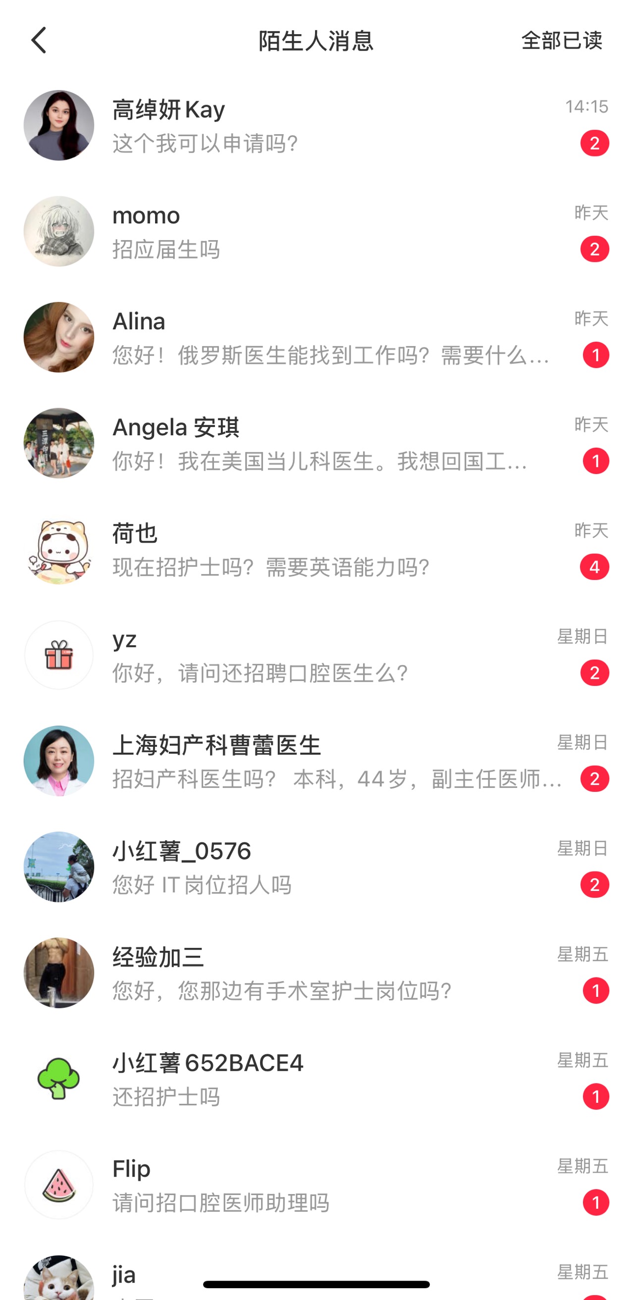 Delivery data